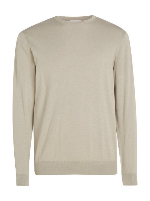 Calvin Klein Rundhalspullover COTTON SILK BLEND CN SWEATER mit Logoprägung günstig online kaufen