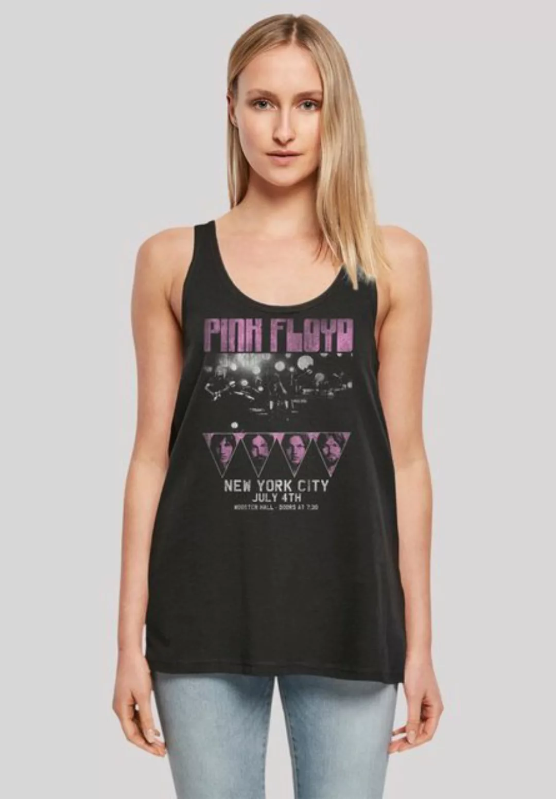 F4NT4STIC T-Shirt Pink Floyd Tour NYC Print günstig online kaufen