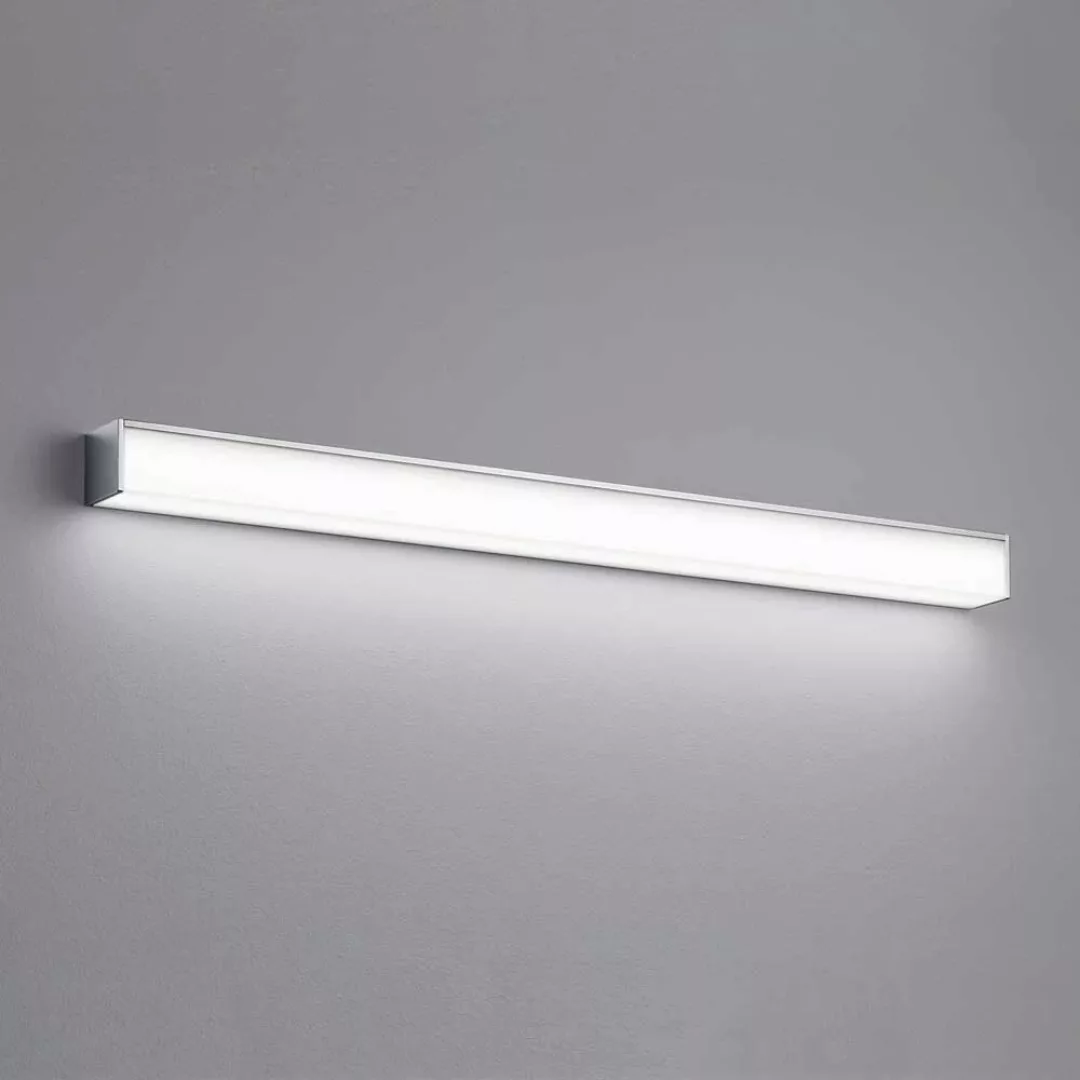 LED Wandleuchte Nok in Chrom und Transparent-satiniert 24W 2660lm IP44 günstig online kaufen