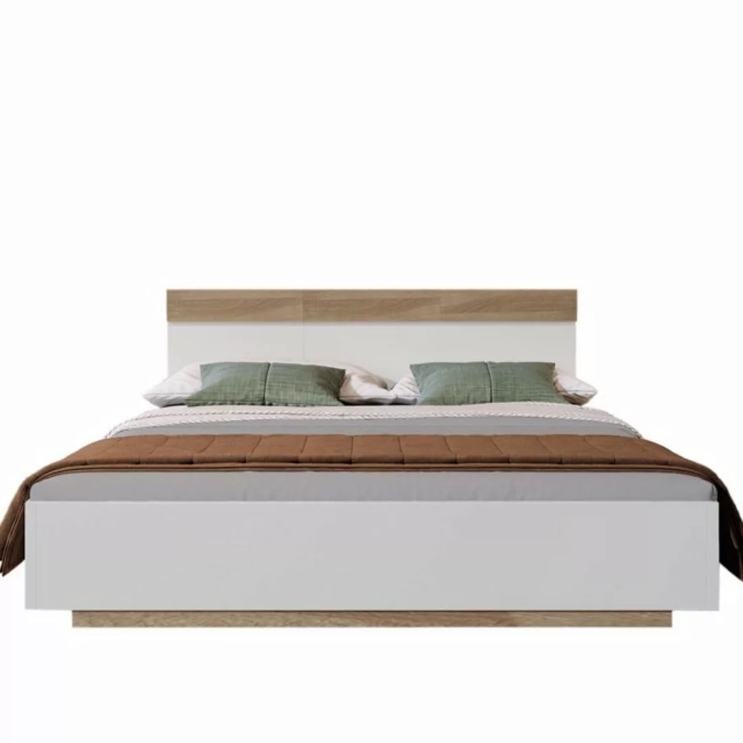 REDOM Massivholzbett Doppelbett Holzbett (mit Kopfteil aus Bettgestell &Lat günstig online kaufen