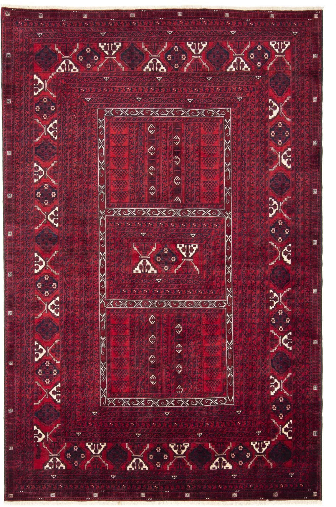 morgenland Orientteppich »Turkaman - 240 x 157 cm - dunkelrot«, rechteckig, günstig online kaufen