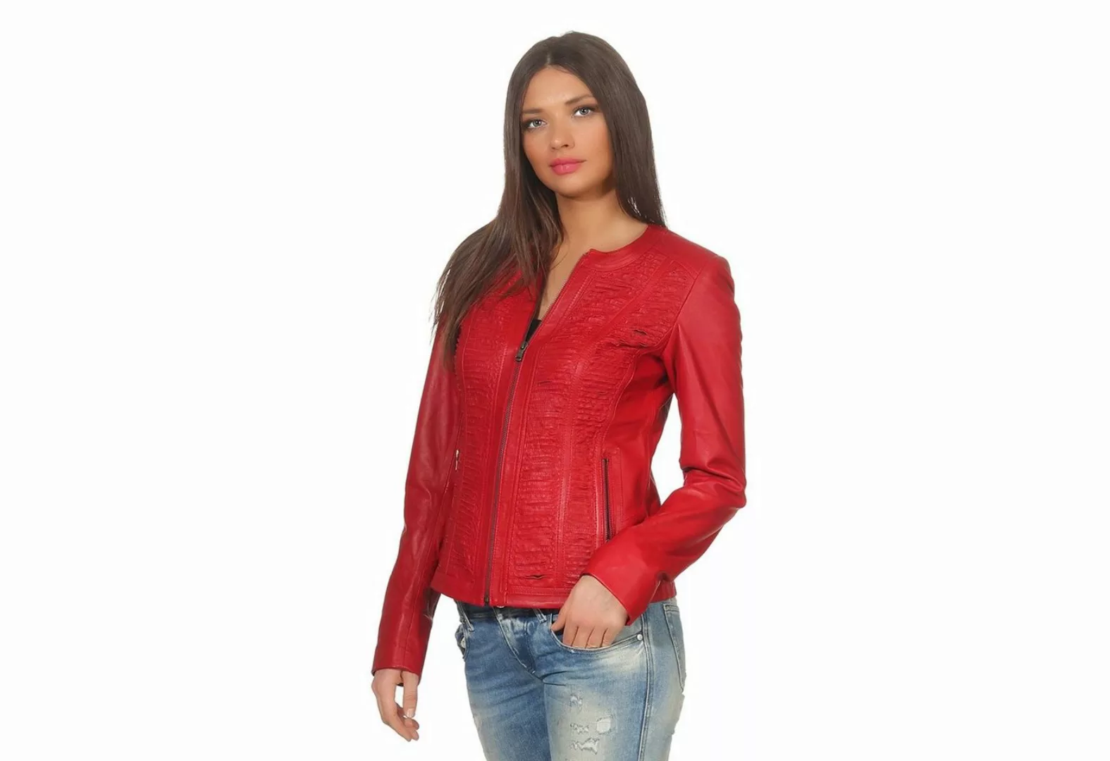 Hollert Lederjacke Damen Echtleder Lammnappa Jacke Pati Übergangsjacke günstig online kaufen