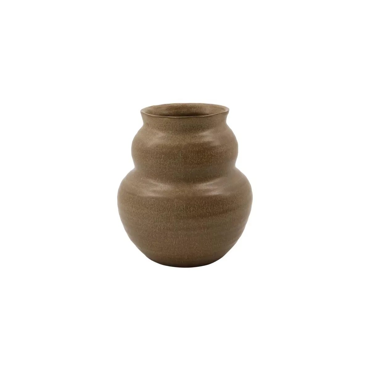 Vase Juno Gr. M aus Porzellan in Braun günstig online kaufen