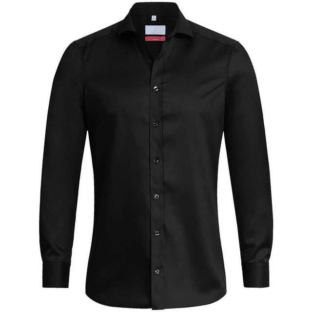 GREIFF Langarmhemd Greiff Corporate Hemd PREMIUM Herren OEKO TEX® Schwarz 4 günstig online kaufen