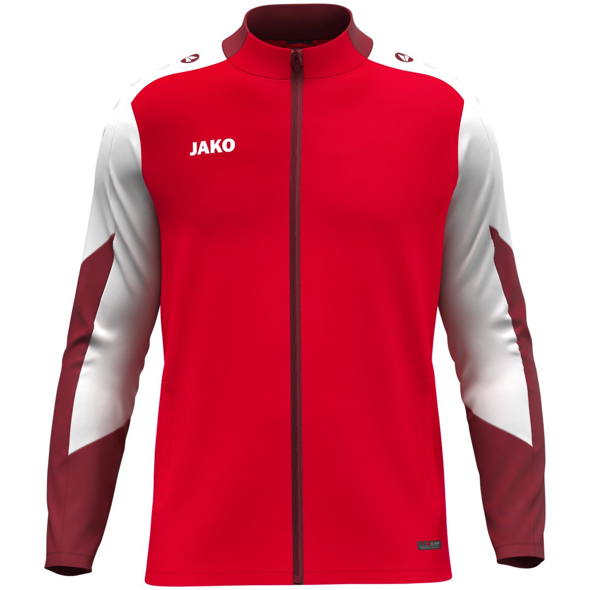 Jako Präsentationsanzug Polyesterjacke Dynamic ROT/WEIß/DUNKELROT günstig online kaufen