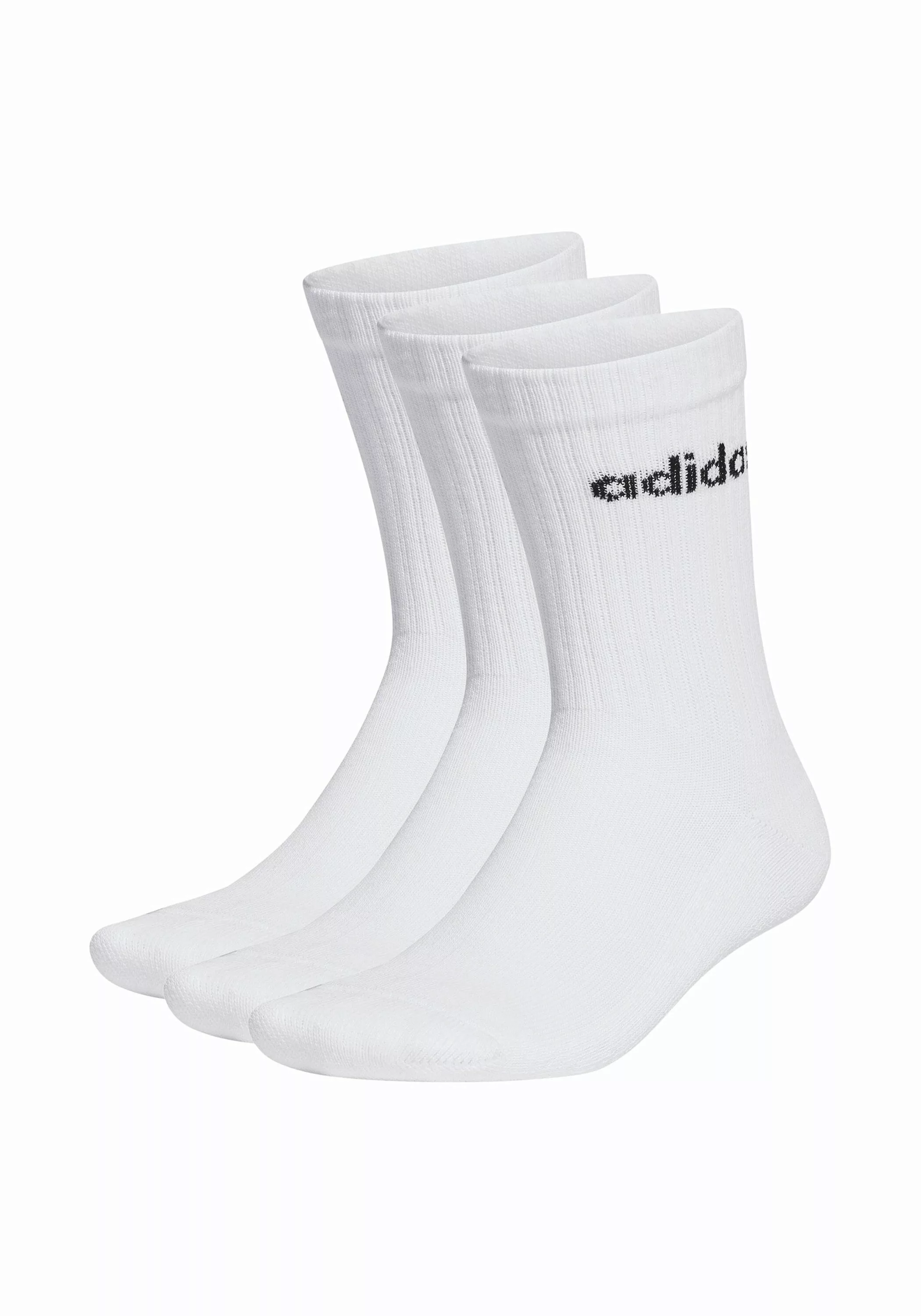 adidas Originals Kurzsocken "Socken Linear Crew Cushioned 3er Pack" günstig online kaufen