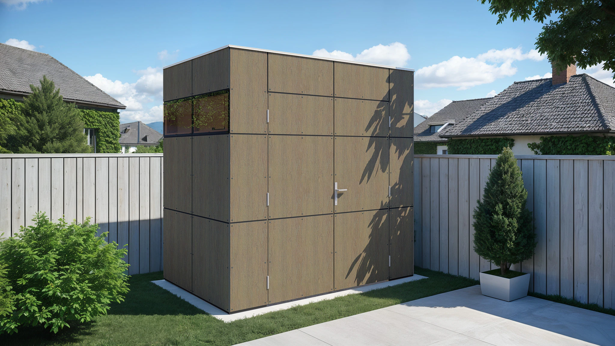 BERTILO Gartenhaus "HPL Mini, in verschiedenen Farben", Fassaden-HPL in Arc günstig online kaufen