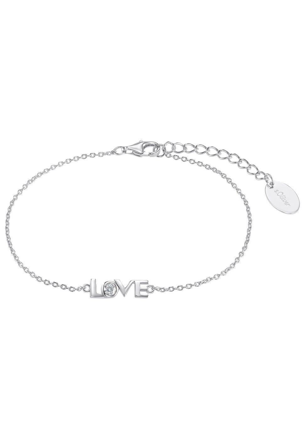 s.Oliver Armband "LOVE, 2034344", mit Zirkonia (synth.) günstig online kaufen