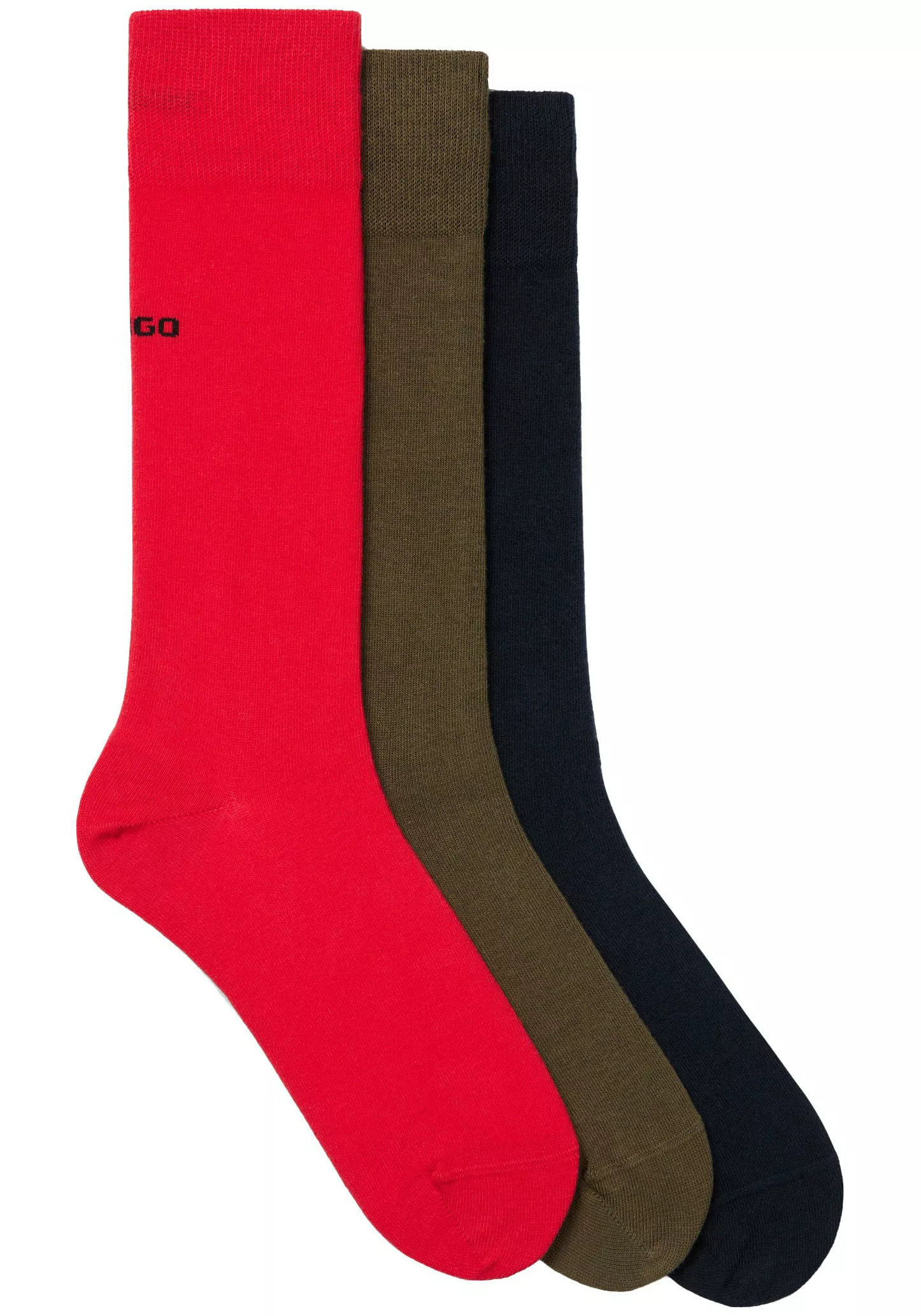 HUGO Underwear Businesssocken "3P RS UNI CC", (Packung, 3 Paar, 3er Pack), günstig online kaufen