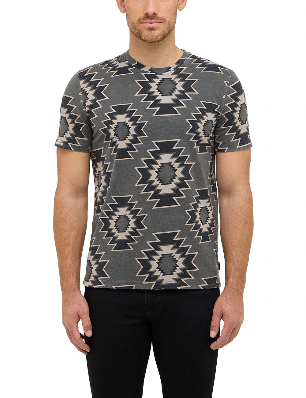 MUSTANG T-Shirt "Style Austin", mit Ethno- Druck günstig online kaufen