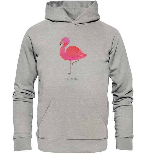 Mr. & Mrs. Panda Hoodie Größe XS Flamingo Classic - Heather Grey - Geschenk günstig online kaufen