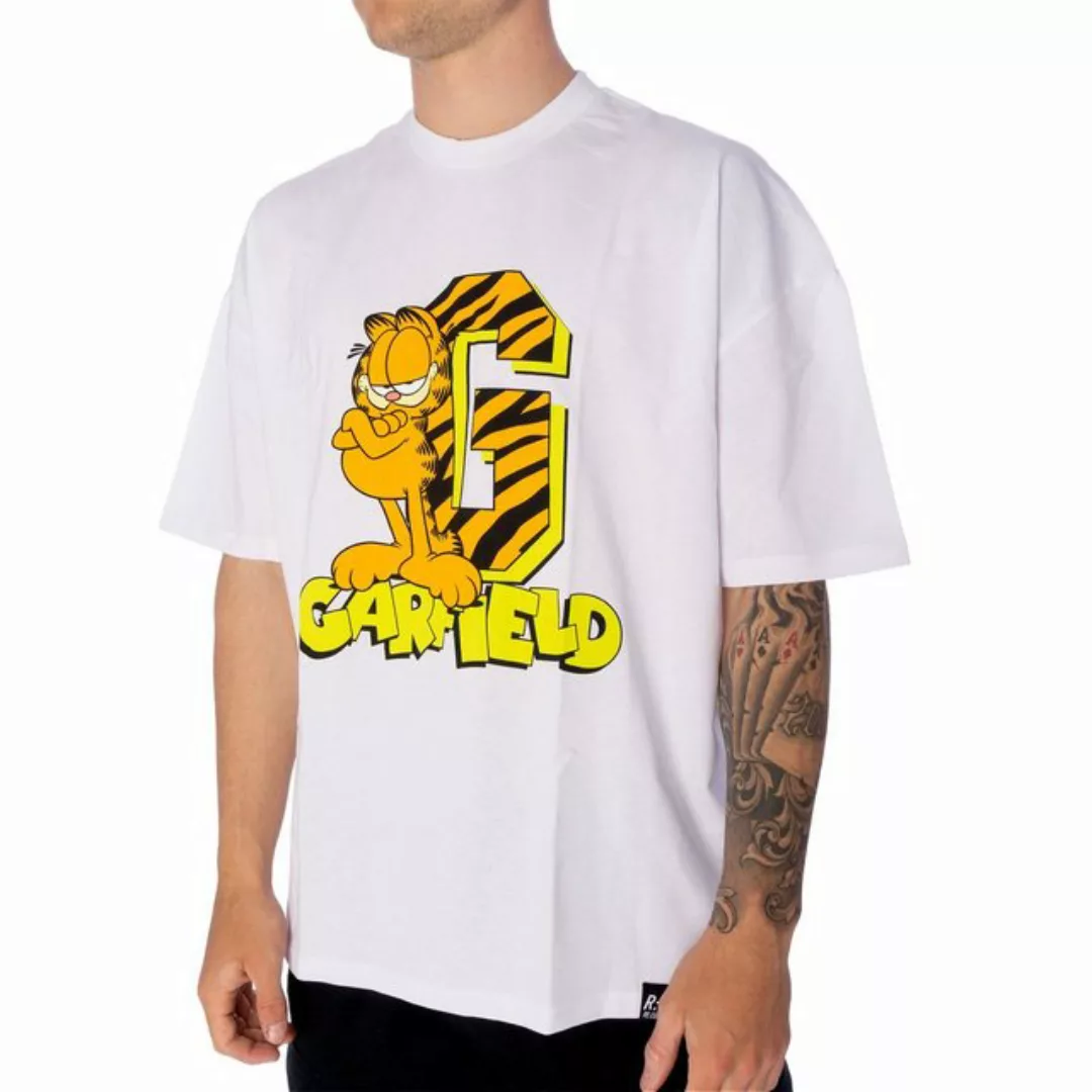 Recovered T-Shirt T-Shirt Recovered Garfield College Text, G L günstig online kaufen