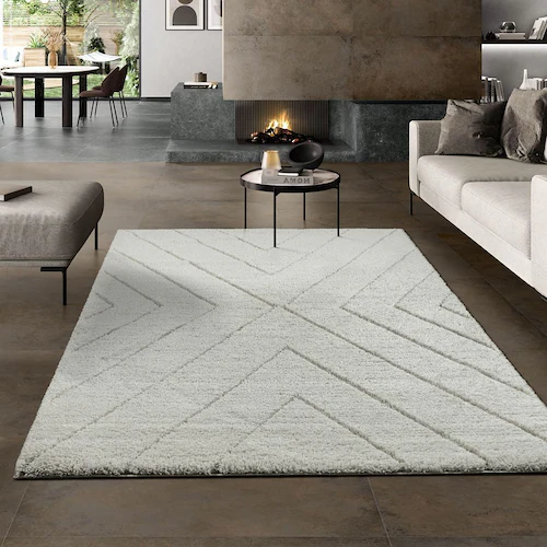 the carpet Teppich »Ideal«, rechteckig, Shaggy eleganter Wohnzimmer Teppich günstig online kaufen