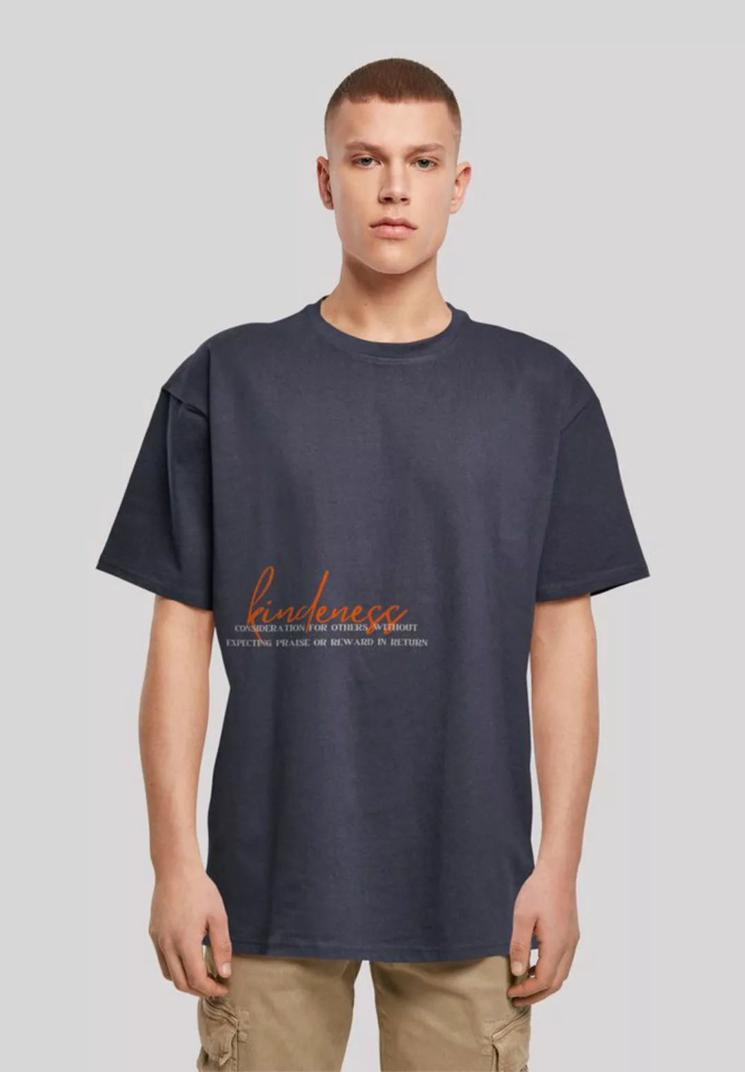 F4NT4STIC T-Shirt "kindness OVERSIZE TEE", Print günstig online kaufen