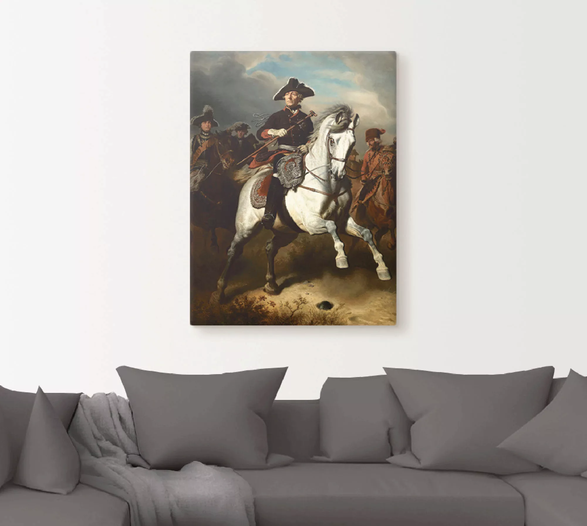 Artland Wandbild »Friedrich der Große zu Pferde. 1861«, Menschen, (1 St.), günstig online kaufen
