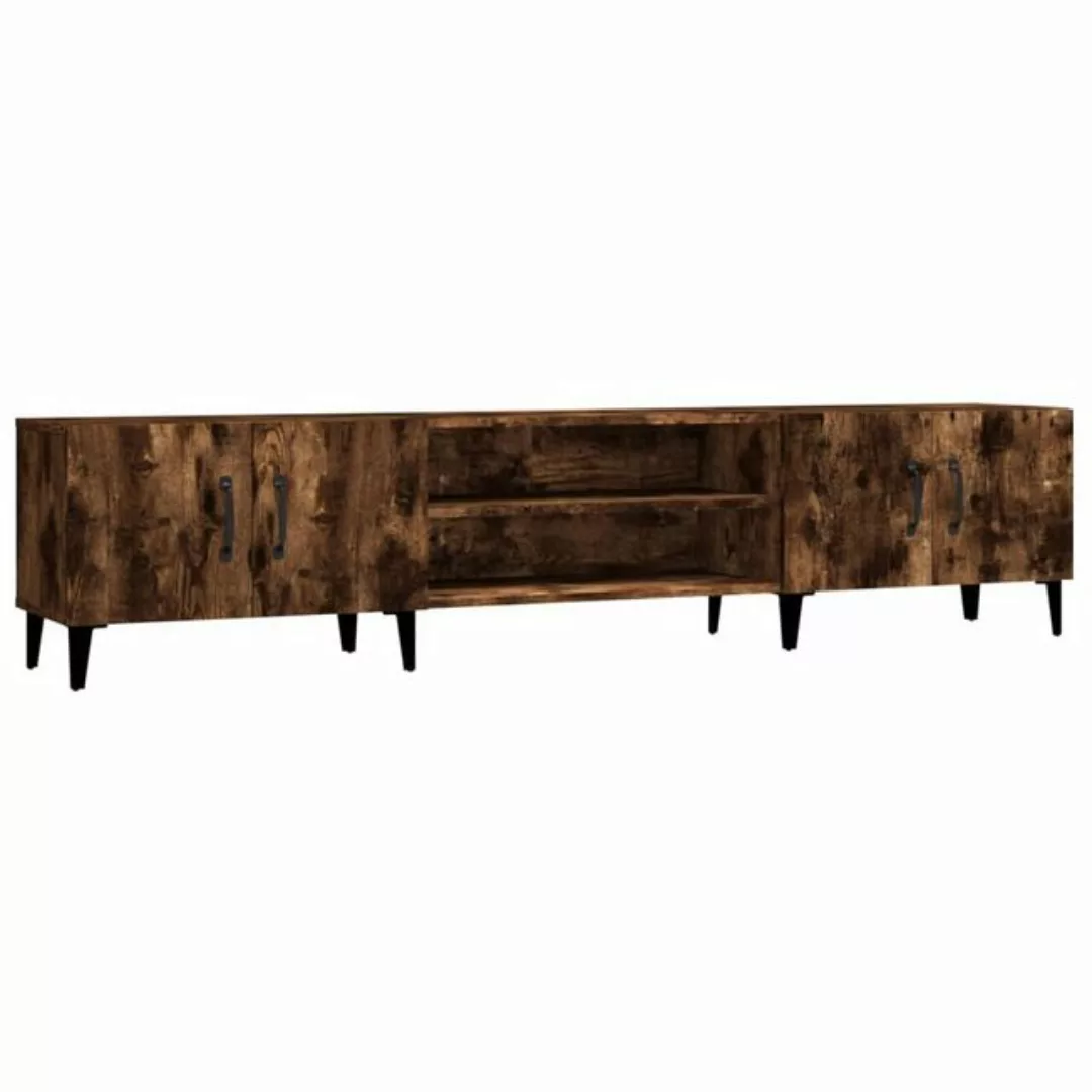 furnicato TV-Schrank Räuchereiche 180x31,5x40 cm Holzwerkstoff günstig online kaufen