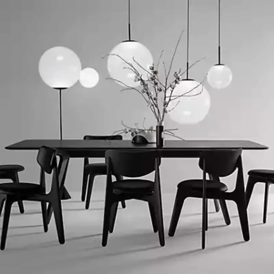 Tom Dixon Opal Stehleuchte LED, schwarz günstig online kaufen