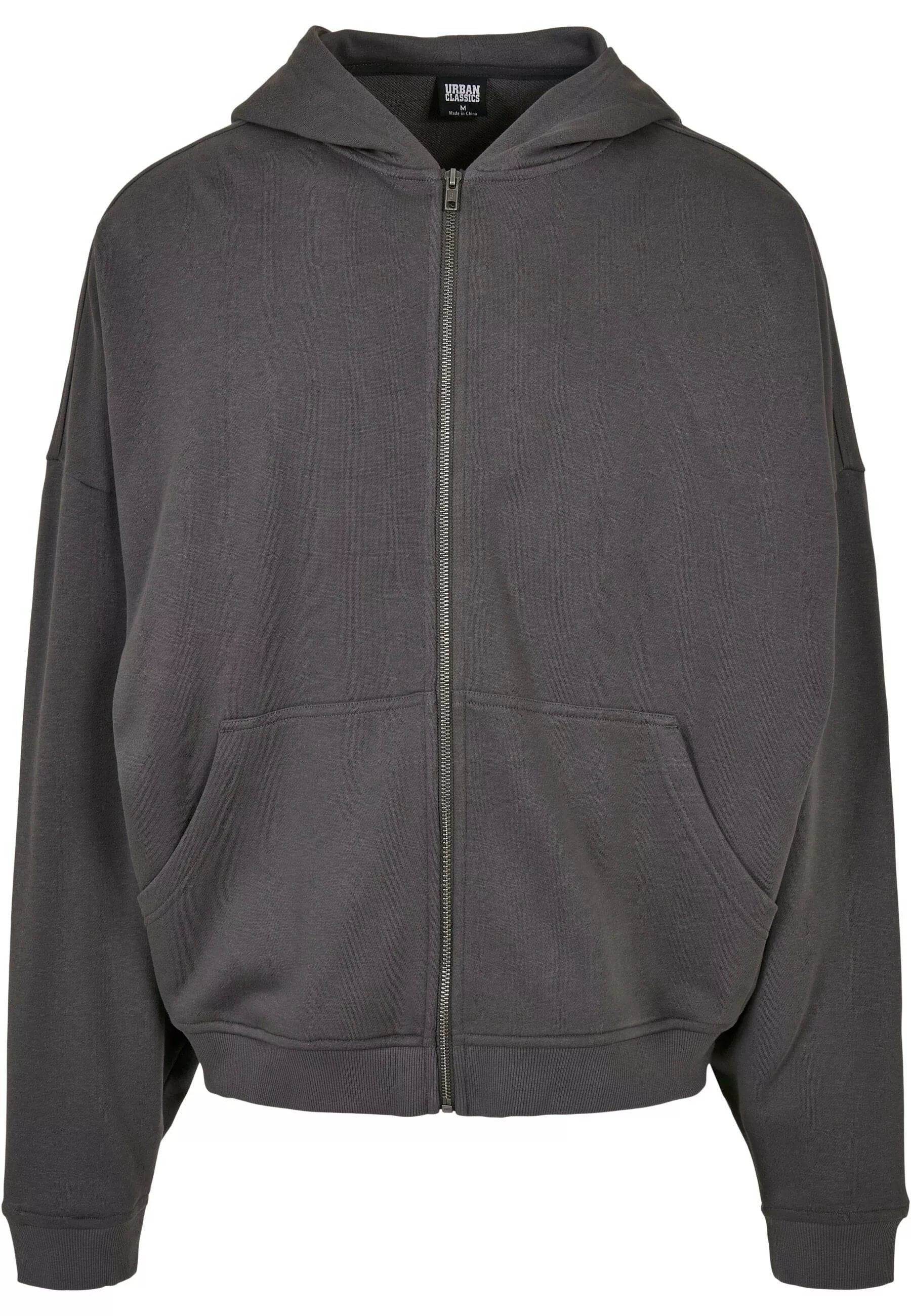 URBAN CLASSICS Sweatjacke "Urban Classics Herren 90s Zip Hoody" günstig online kaufen