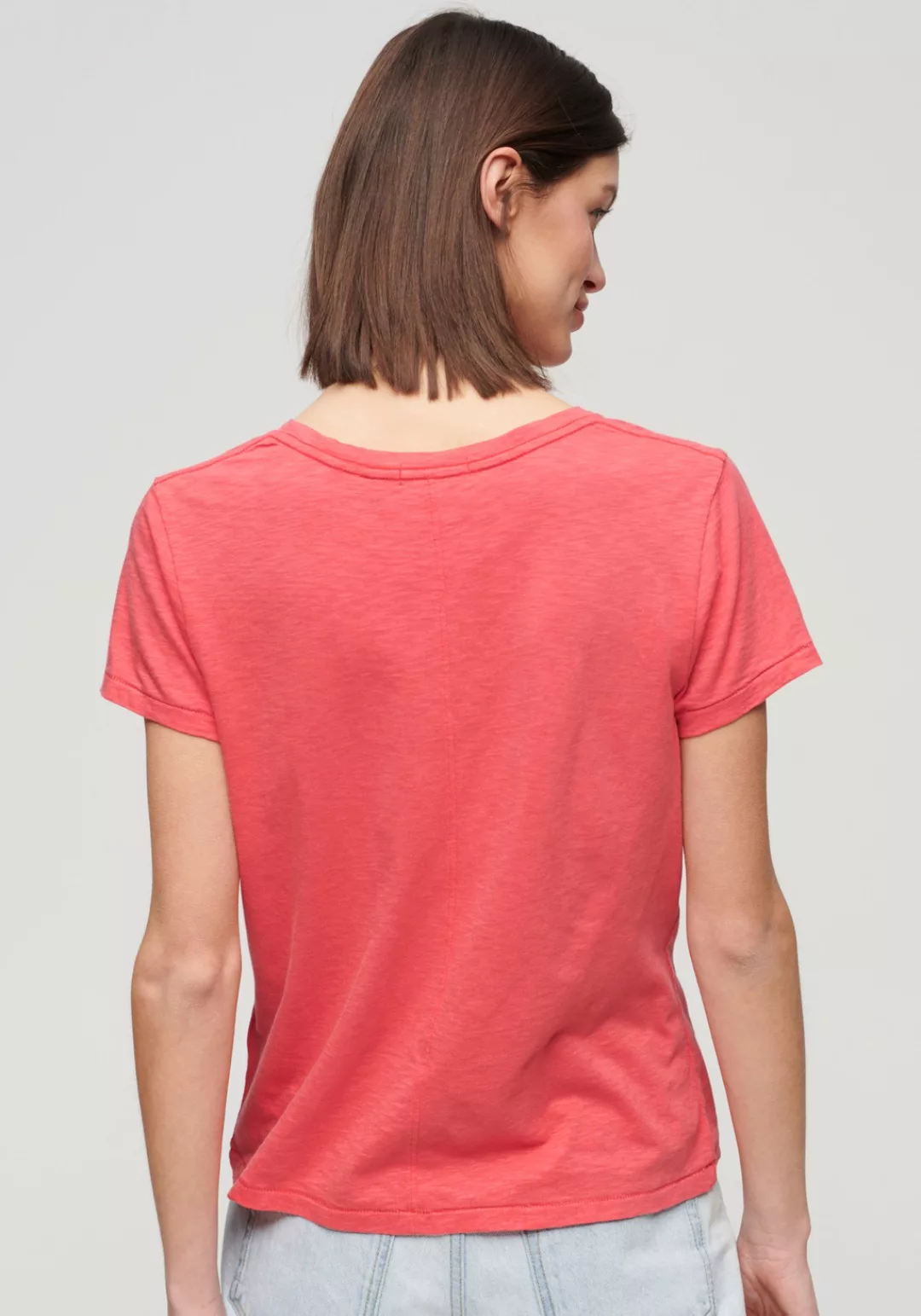 Superdry V-Shirt STUDIOS SLUB EMB VEE TEE günstig online kaufen