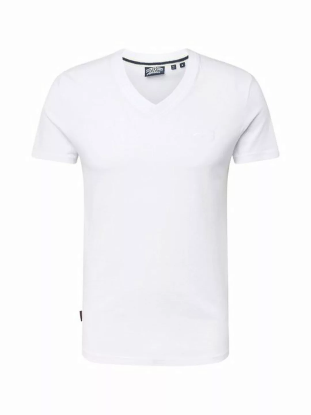 Superdry T-Shirt Superdry Herren T-Shirt VINTAGE LOGO EMB VEE TEE Optic Wei günstig online kaufen