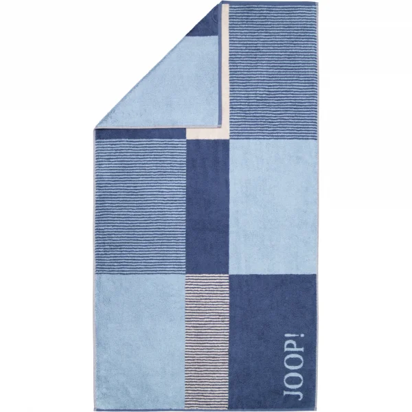 JOOP! Handtücher Divided Squares 1705 - Farbe: Aqua - 11 - Duschtuch 80x150 günstig online kaufen