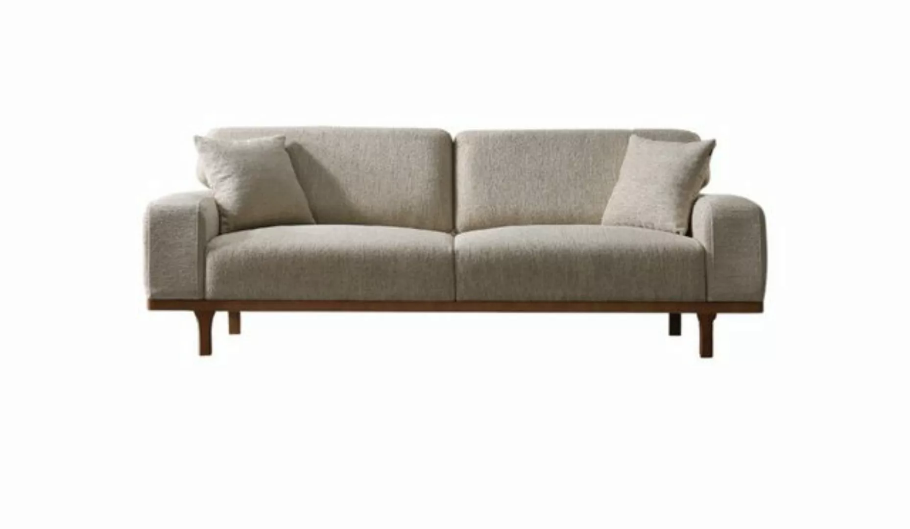 BENEDO MÖBEL Polstergarnitur Vesta Sofa Handarbeit Massivholz Hochwertiger günstig online kaufen