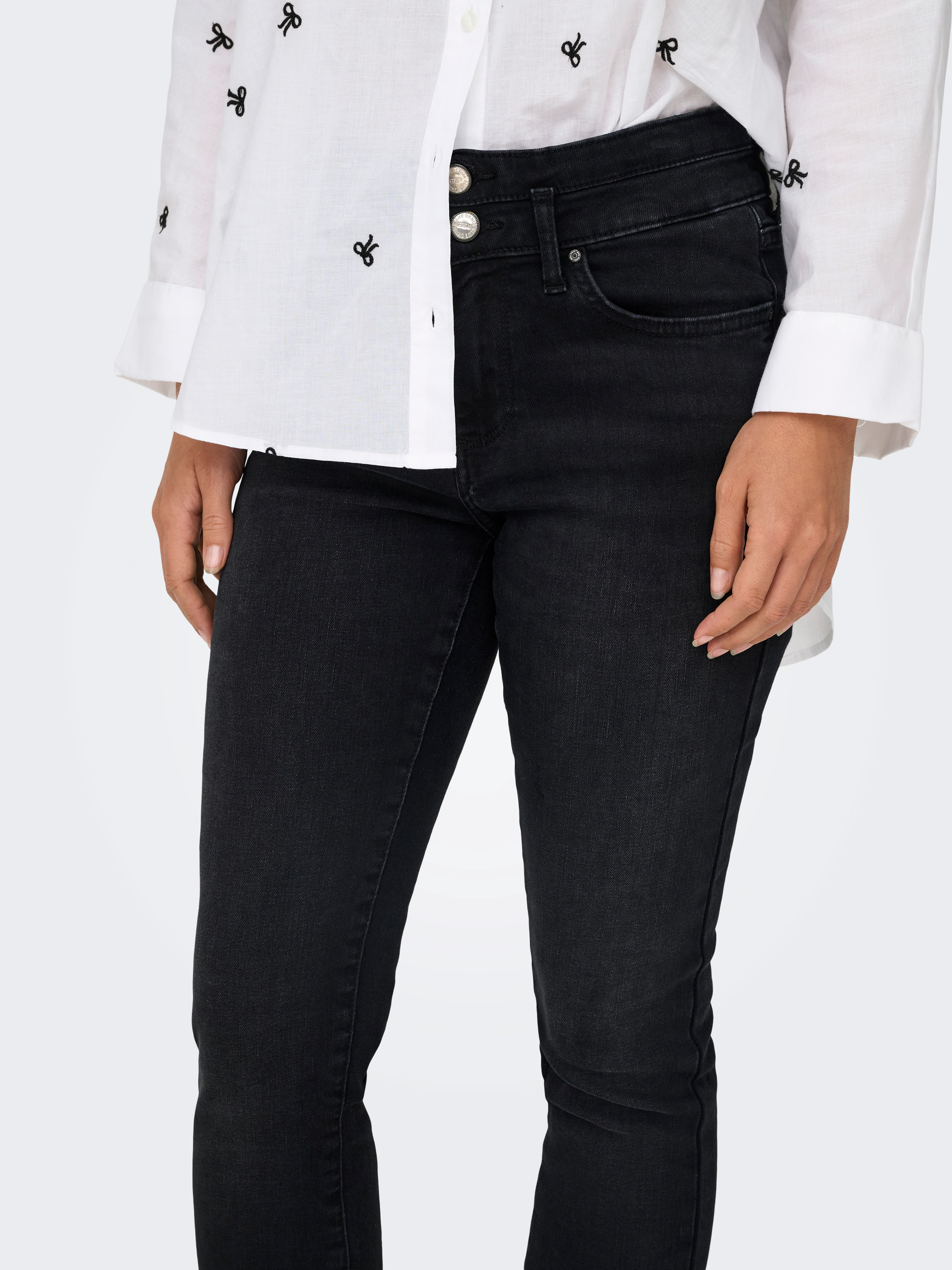 ONLY Skinny-fit-Jeans ONLBLUSH MID SK DB WAIST DNM TAI BOX X günstig online kaufen