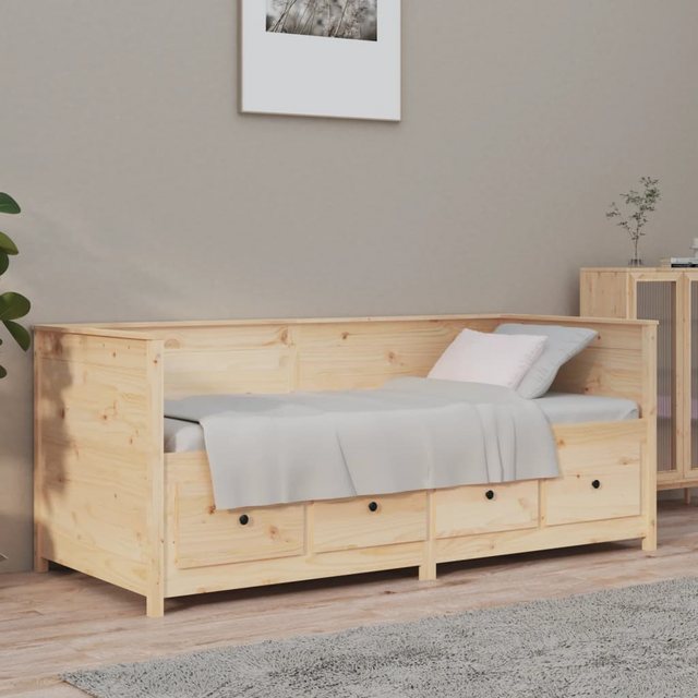 vidaXL Gästebett Gästebett Tagesbett 90x190 cm Massivholz Kiefer Bett Bettg günstig online kaufen