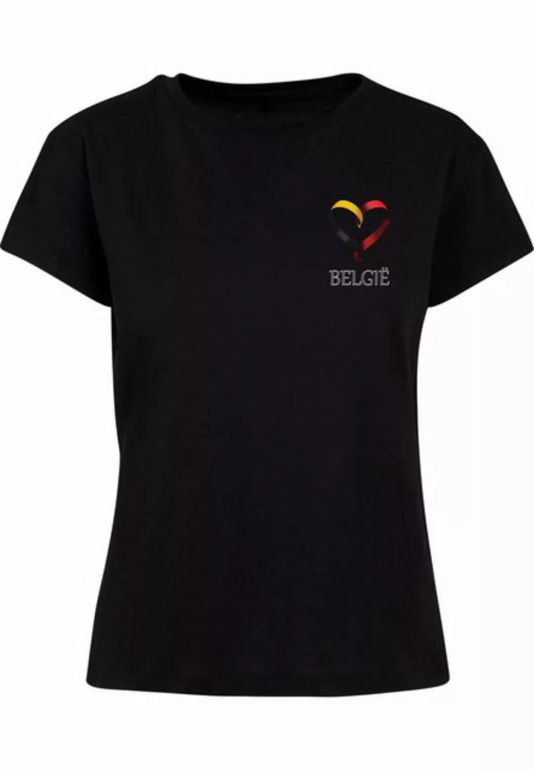 Merchcode T-Shirt Merchcode Ladies Merchcode Football - Belgium T-shirt (1- günstig online kaufen