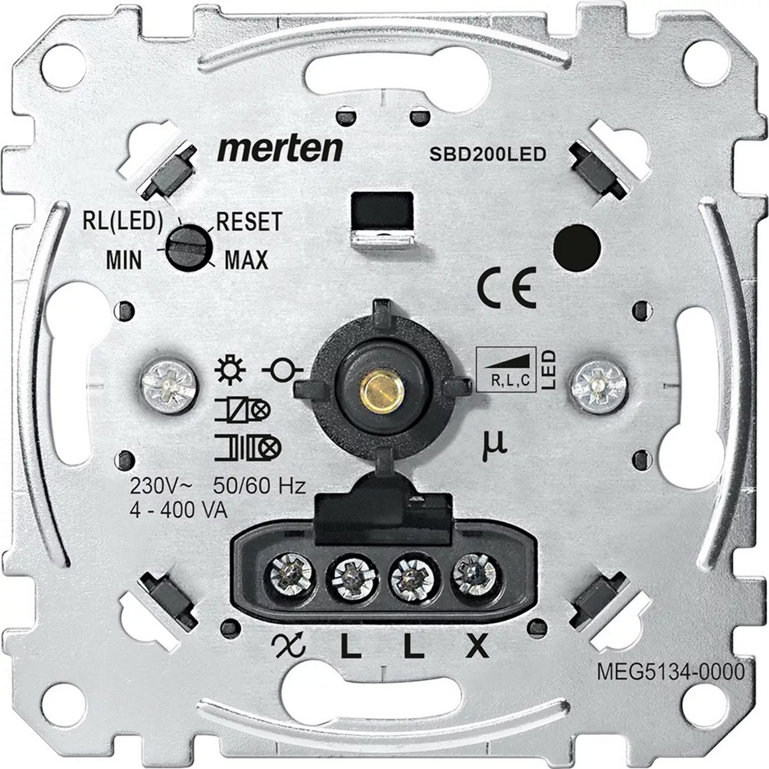 Merten Univers.Drehdimmer-Einsatz für LED-Lampen MEG5134-0000 günstig online kaufen