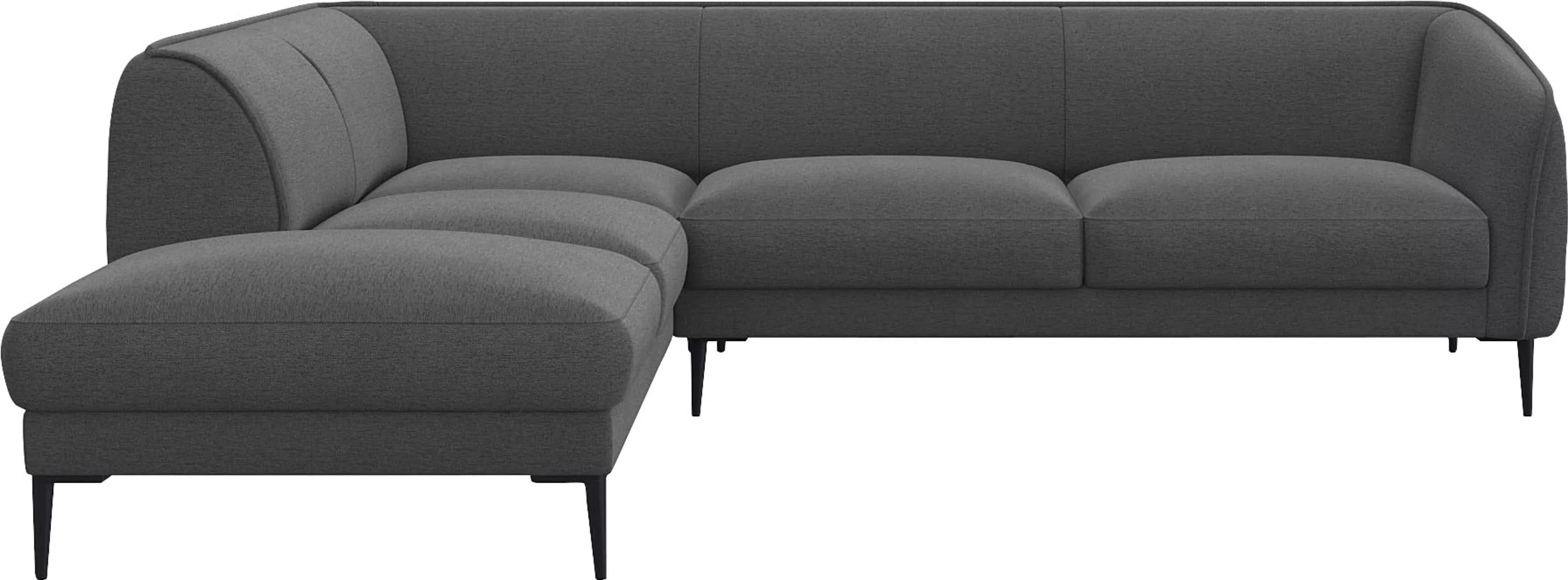 FLEXLUX Ecksofa "Belle Designsofa, L-Form, B/T 268/209 cm", Skandinavisches günstig online kaufen