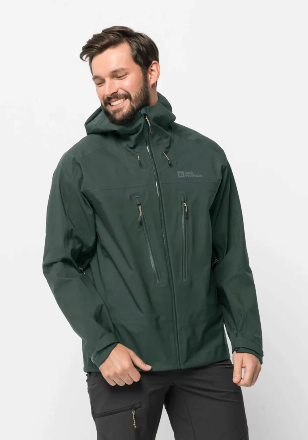 Jack Wolfskin Trekkingjacke "KAMMWEG 3L JKT M", mit Kapuze günstig online kaufen