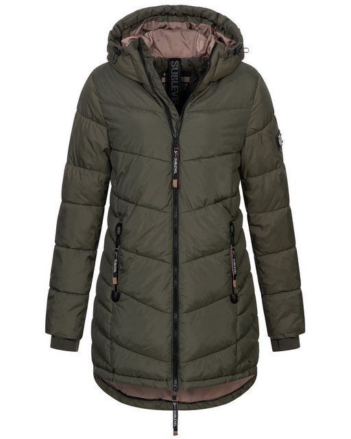 SUBLEVEL Steppjacke Damen Winter Jacke Mantel Parka Steppjacke Steppmantel günstig online kaufen