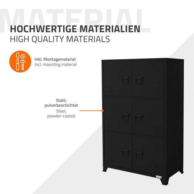 ML-DESIGN Aktenschrank Metallschrank mit Schubladen, freistehender Aufbewah günstig online kaufen