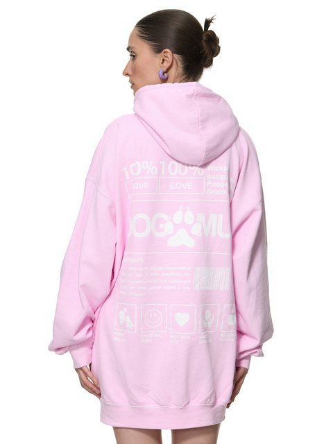 Worldclassca Hoodie Worldclassca Oversized DOG MUM Print Hoodie Kapuzenpull günstig online kaufen