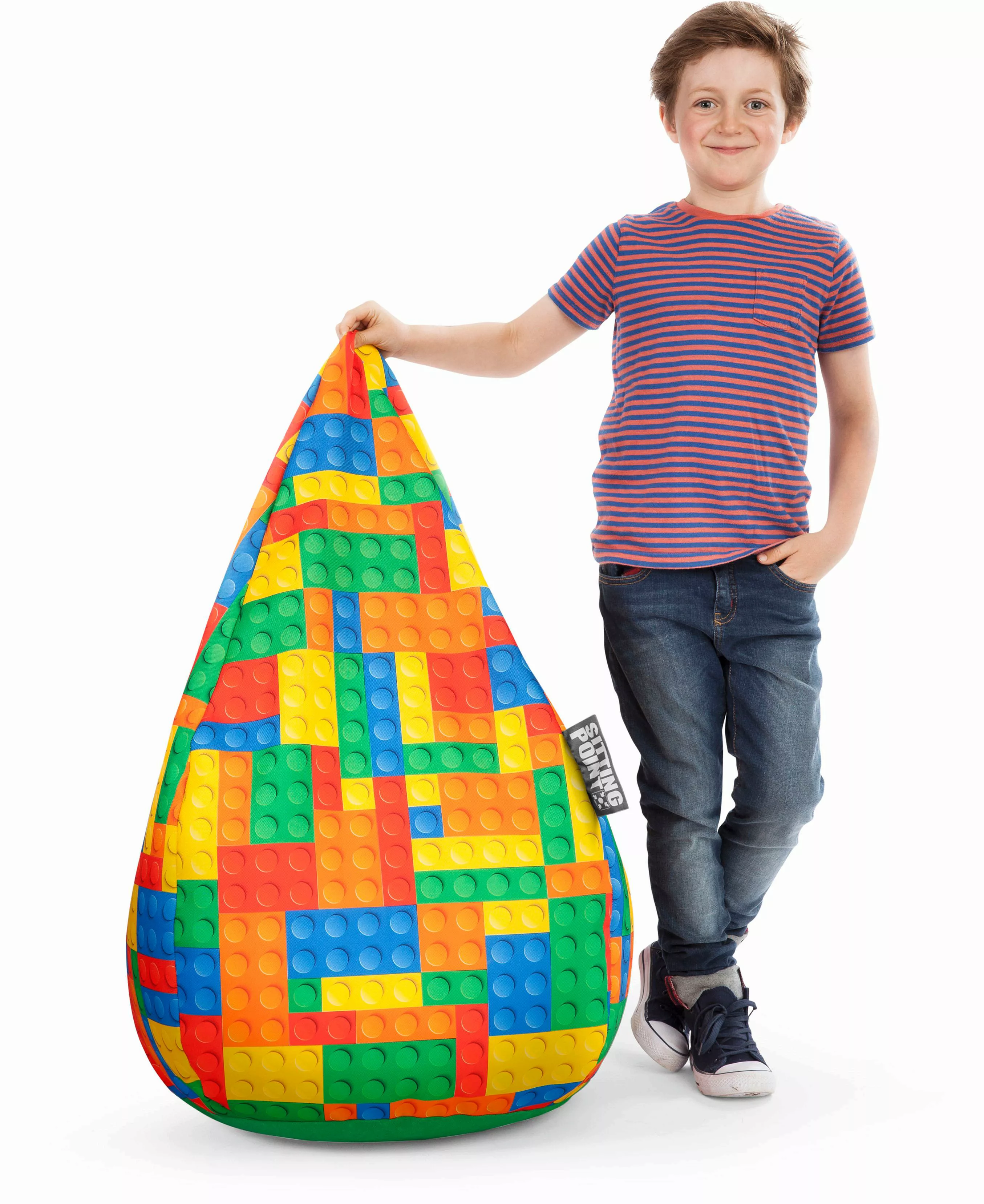 Sitting Point Sitzsack "Bricks L", Digitaldruck günstig online kaufen