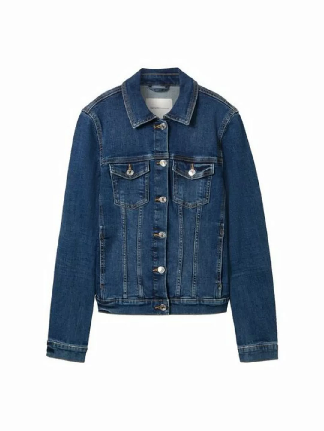 Tom Tailor Denim Damen Jeansjacke EASY DENIM JACKET - Regular Fit günstig online kaufen