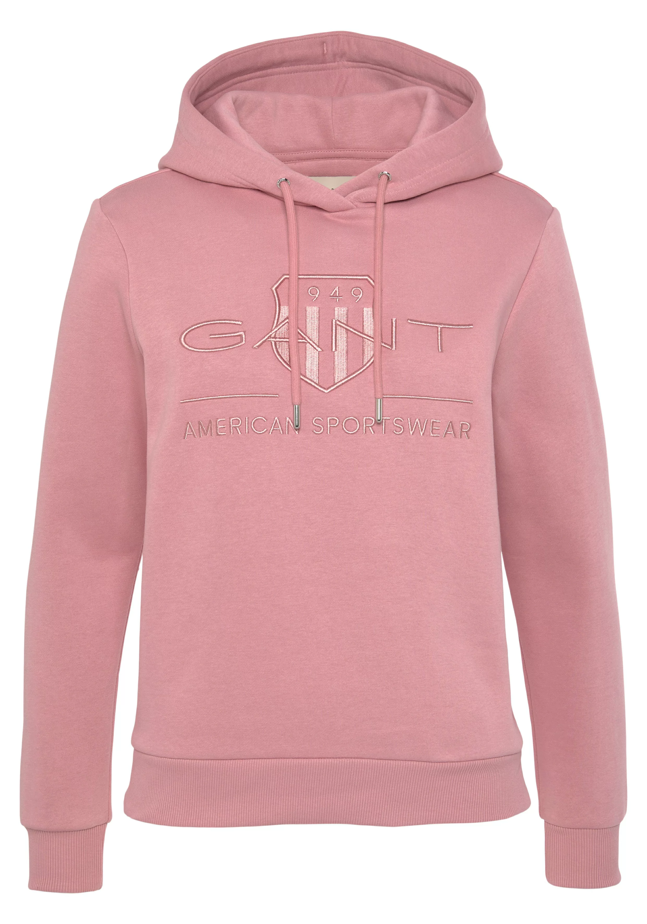 Gant Sweatshirt "REG TONAL SHIELD HOODIE", mit Kordel günstig online kaufen