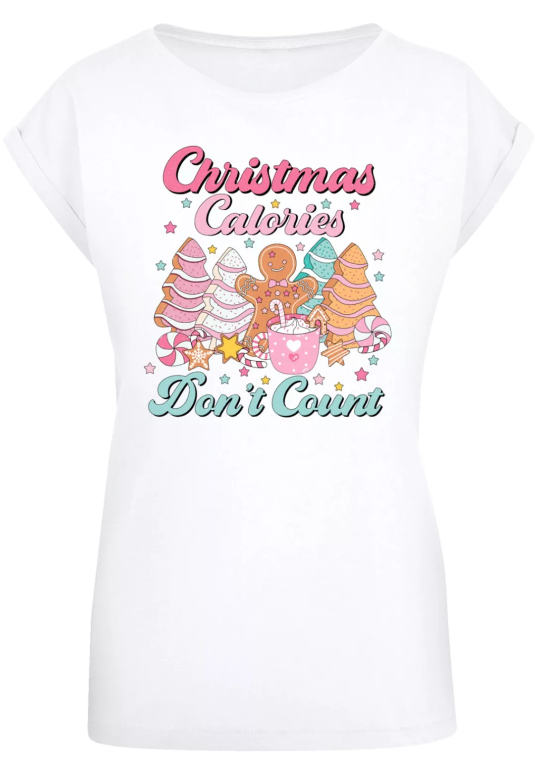 F4NT4STIC T-Shirt "Weihnachten Dont Count Candy", Premium Qualität, Weihnac günstig online kaufen