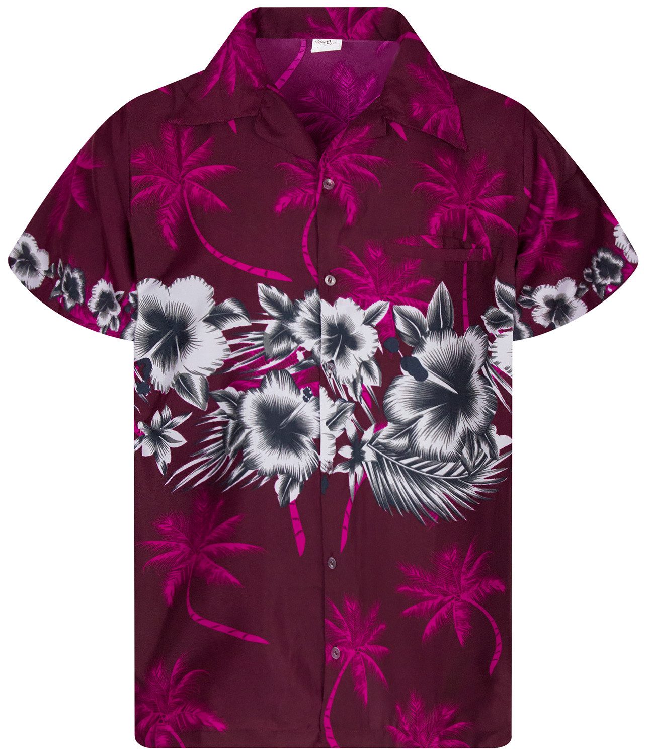 King Kameha Hawaiihemd Flower Chest Funky günstig online kaufen