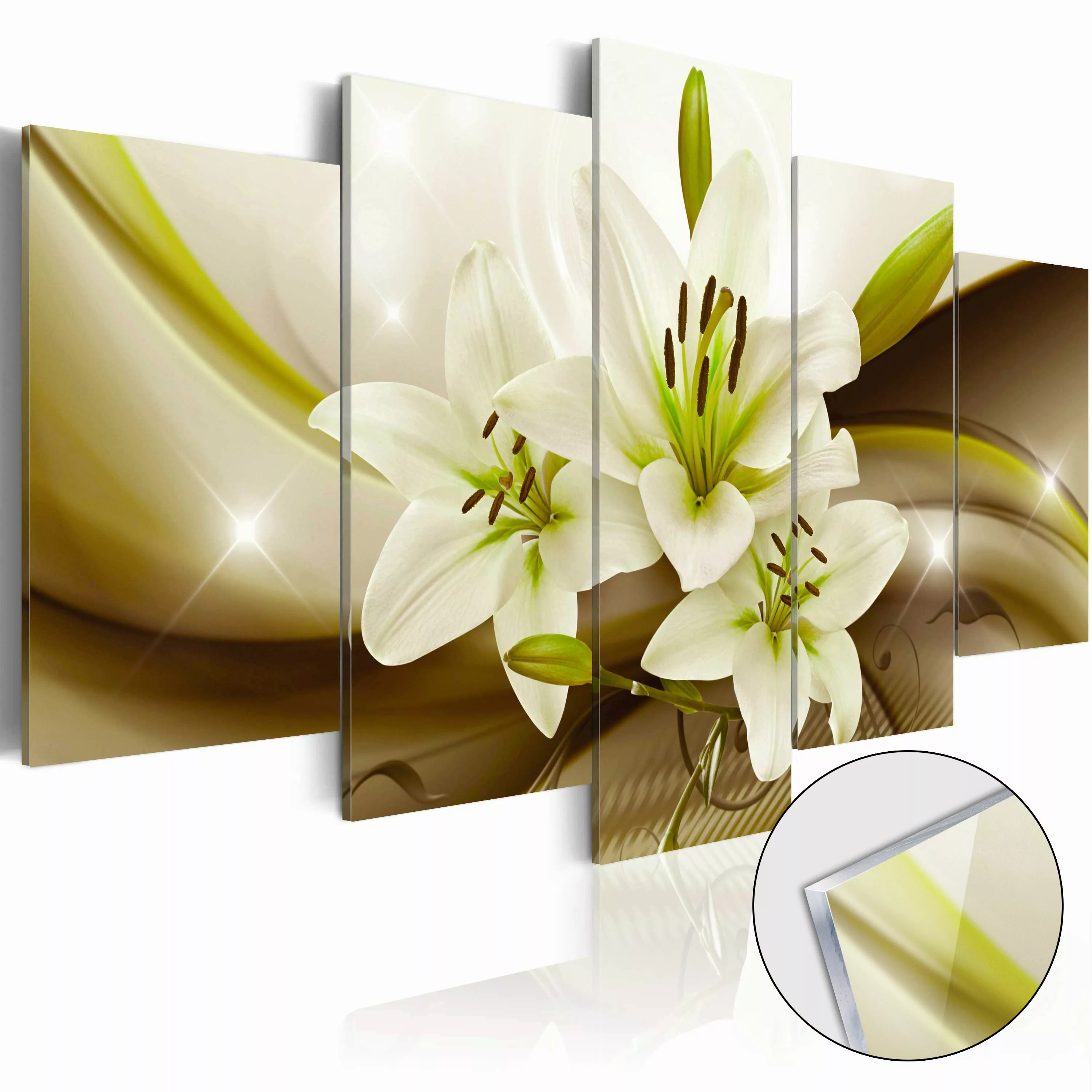Acrylglasbild - Modern Lily [glass] günstig online kaufen