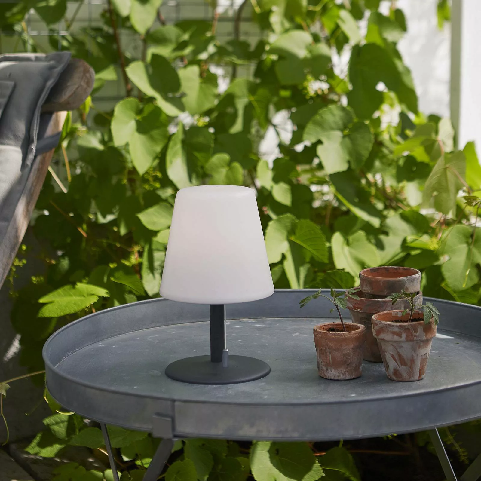 LED-Tischleuchte Gardenlight Kreta mit Akku 26,5cm günstig online kaufen