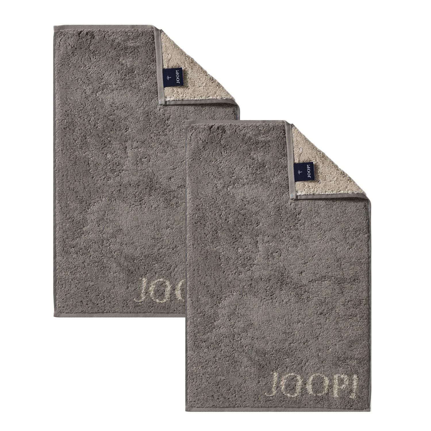 2 Stück Joop! Gästetuch Classic Graphit Taupe 1600-70 30x50 günstig online kaufen