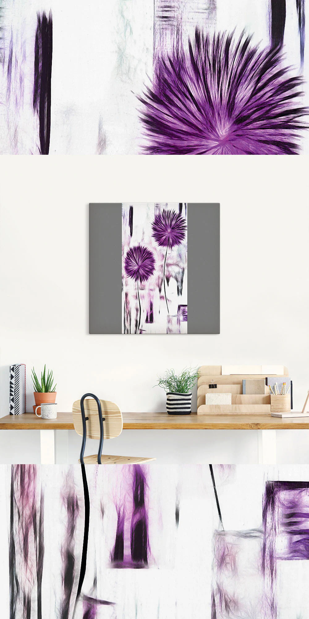 Artland Wandbild "Blumen", Blumen, (1 St.), als Alubild, Leinwandbild, Wand günstig online kaufen