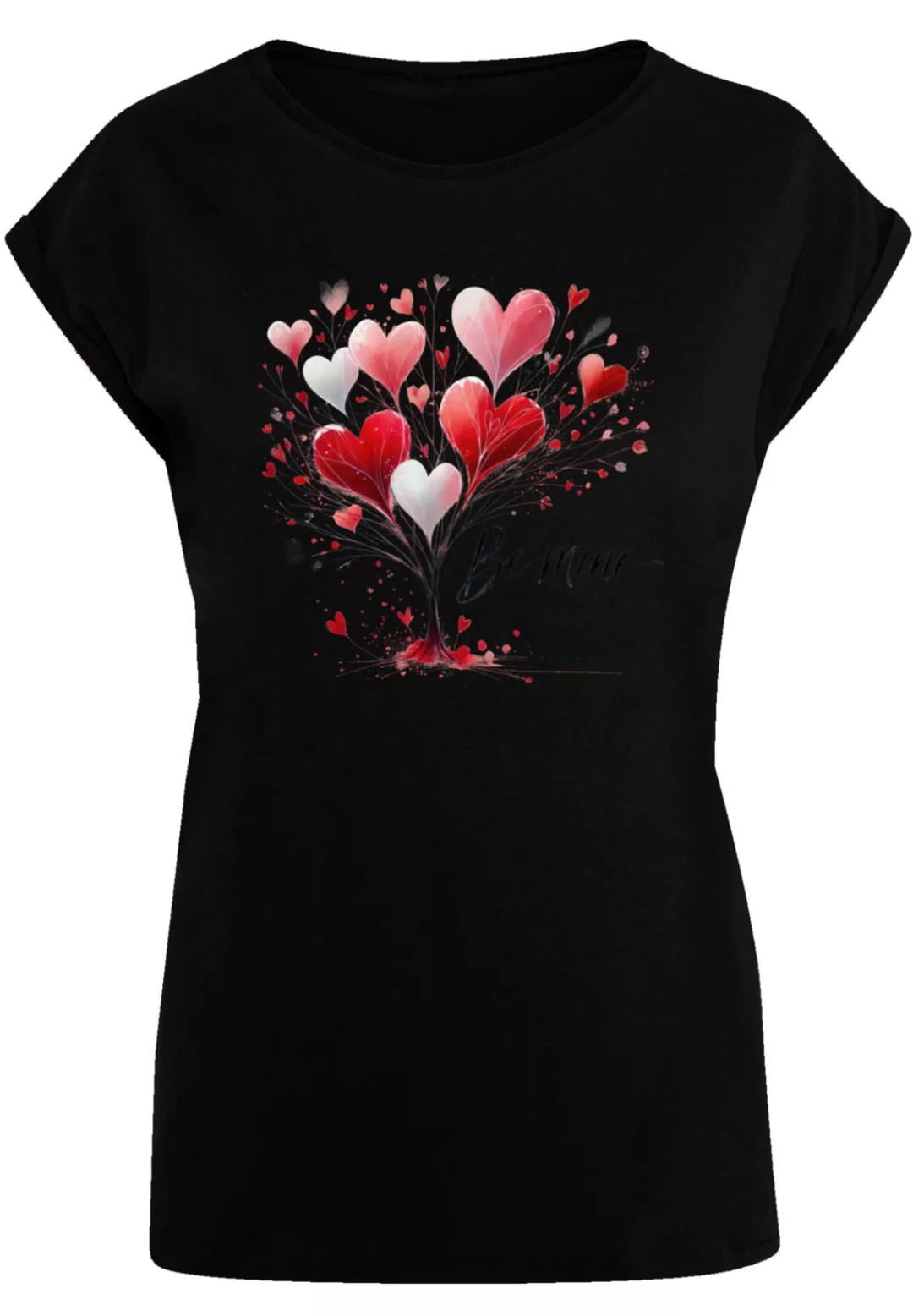 F4NT4STIC T-Shirt "Herzbaum Be Mine", Premium Qualität günstig online kaufen