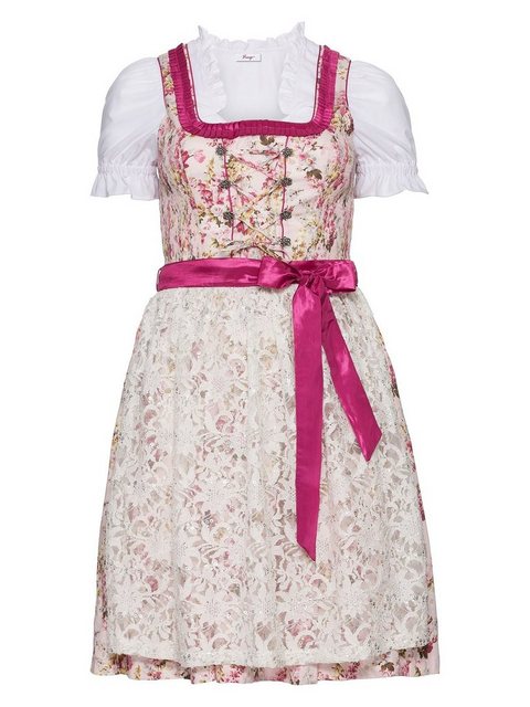 Sheego Dirndl "Große Größen", mit Schürze und Bluse 3tlg. günstig online kaufen