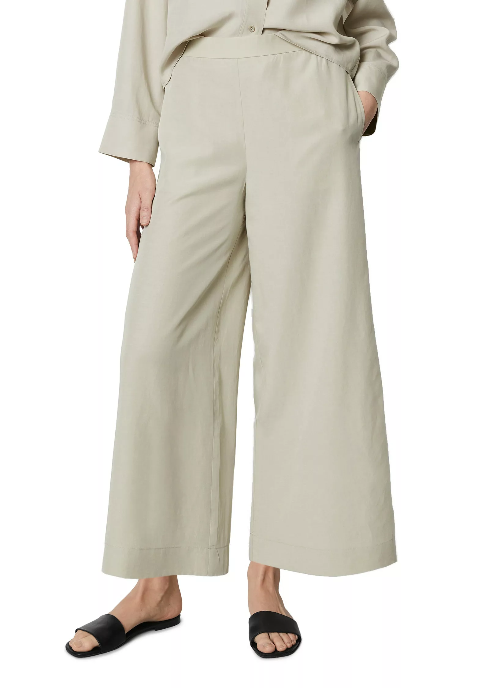 Marc O'Polo Culotte Hochwertiger Lyocell-Leinen-Mix, Eleganter, fließender günstig online kaufen