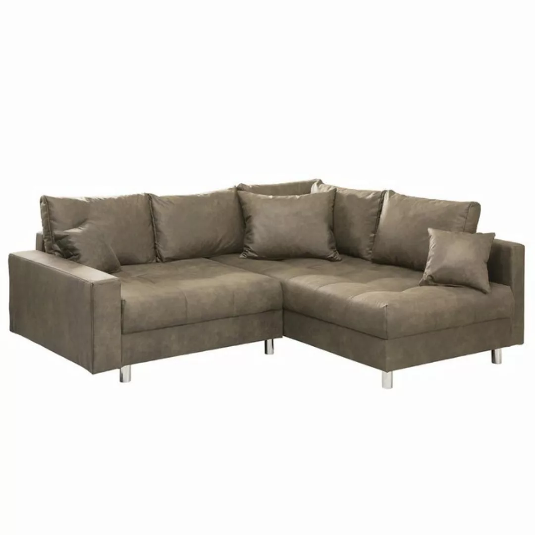 riess-ambiente Ecksofa KENT 220cm taupe, Set 2 Teile, Wohnzimmer · Couch · günstig online kaufen