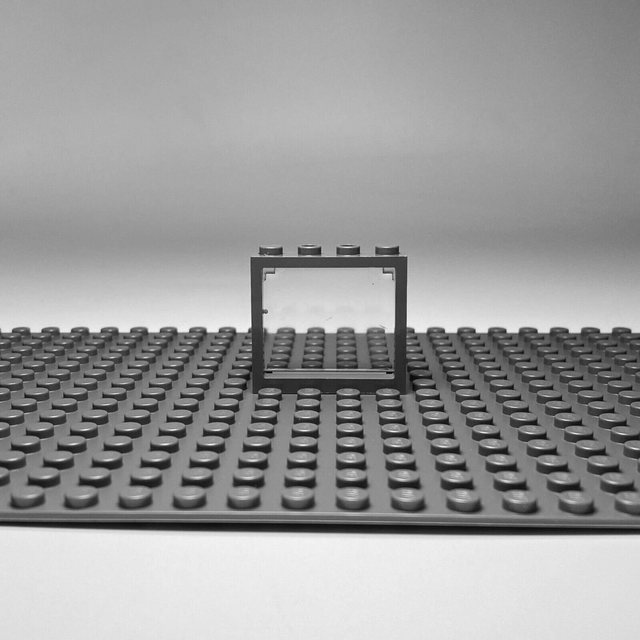 LEGO® Spielbausteine LEGO® Fenster 1x4x3 Transparent + grauer Rahmen - NEU günstig online kaufen