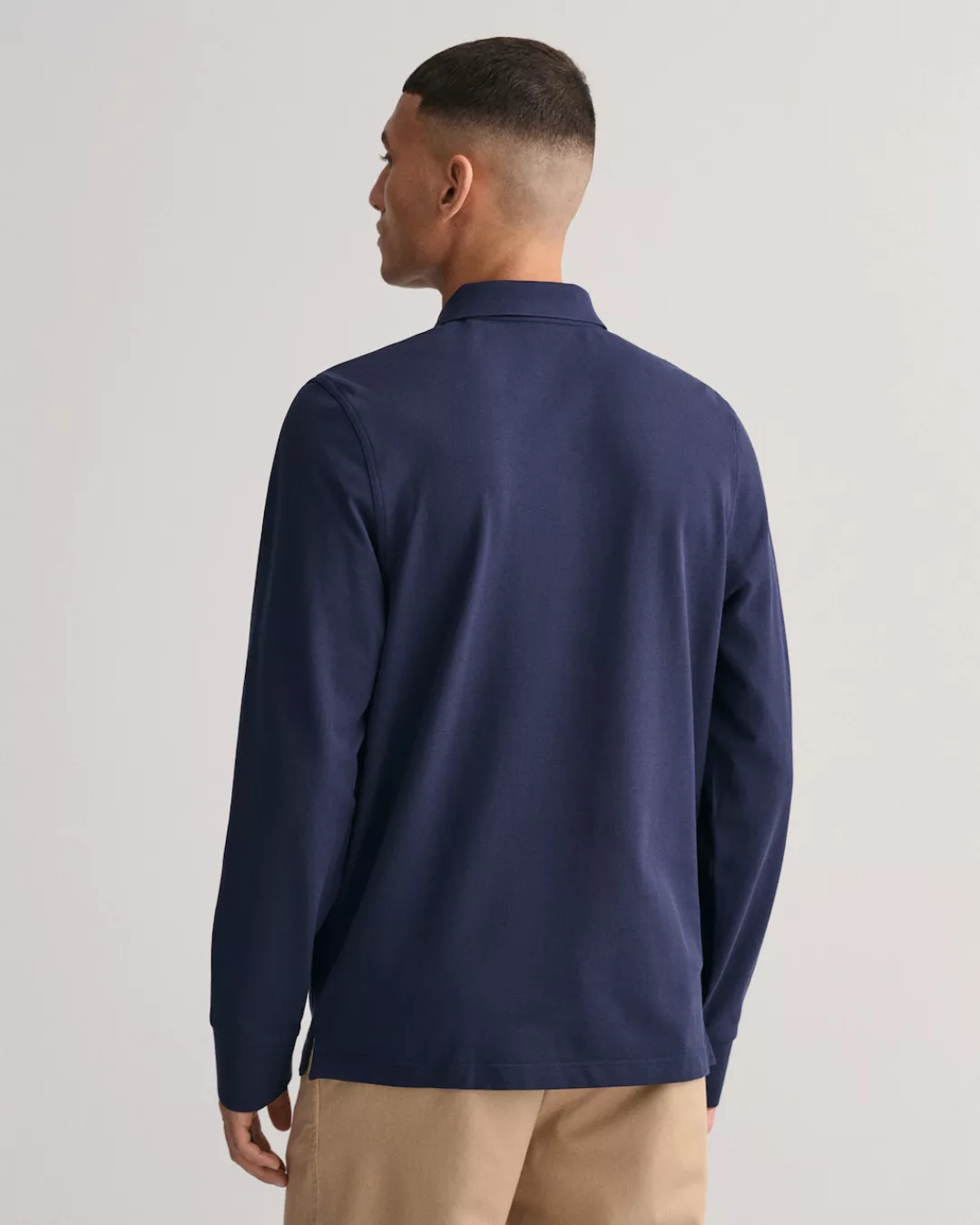 Gant Poloshirt REG SHIELD LS PIQUE RUGGER mit Logotickerei auf der Brust günstig online kaufen